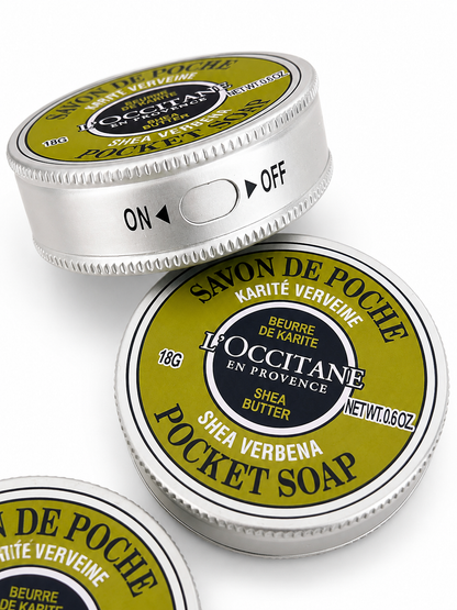 L’Occitane Shea Verbena Pocket Soap 
-18g