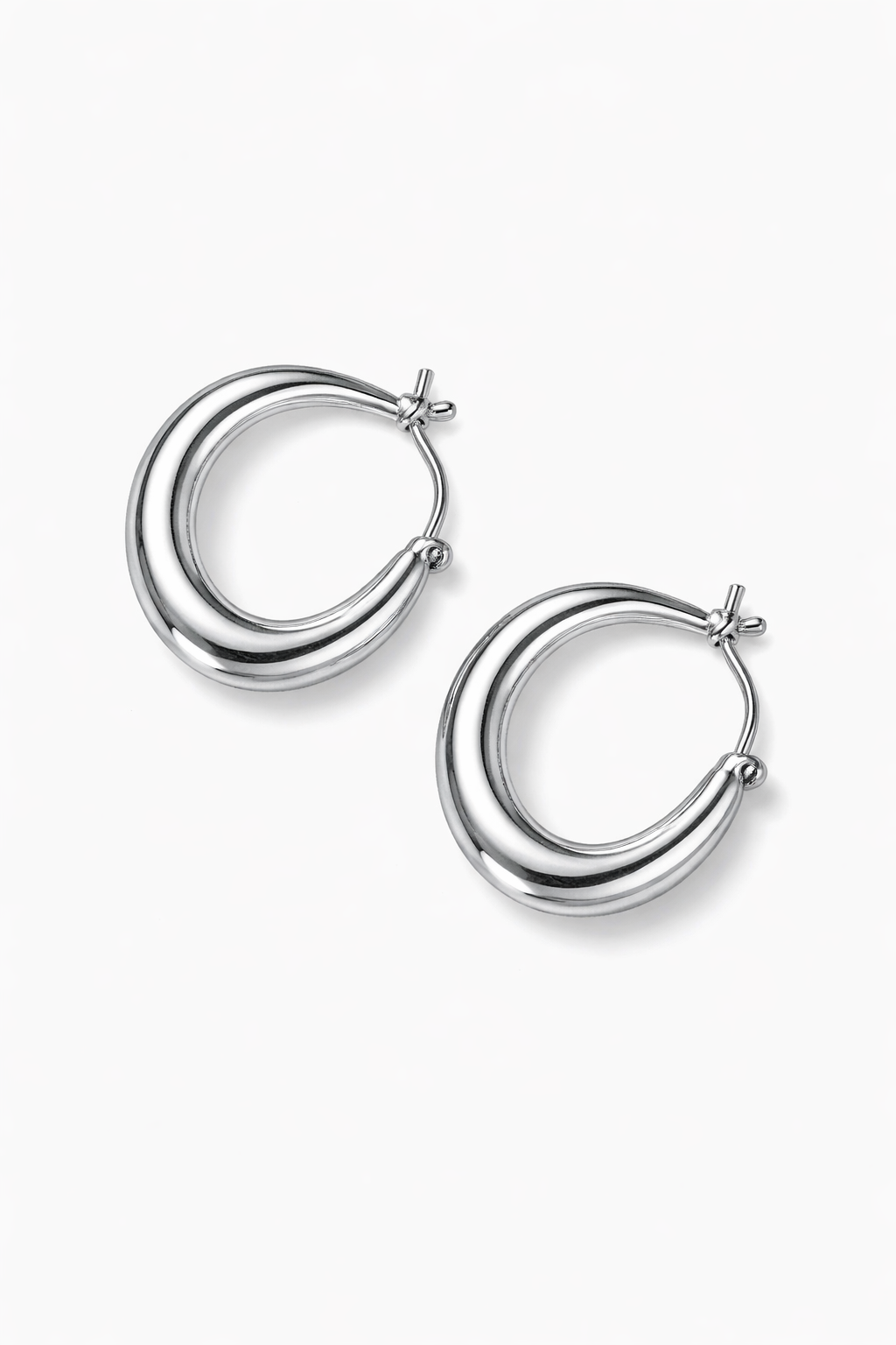 U-Shape Chunky Hoops Earrings