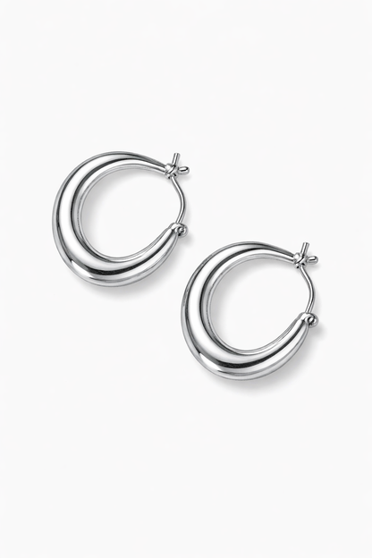 U-Shape Chunky Hoops Earrings