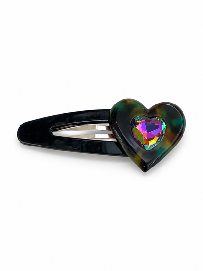 Hair clip with light luxury retro texture