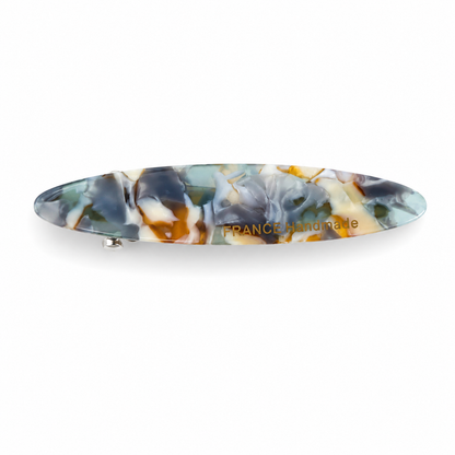 French Acetate Hollow Oval Hair Clips