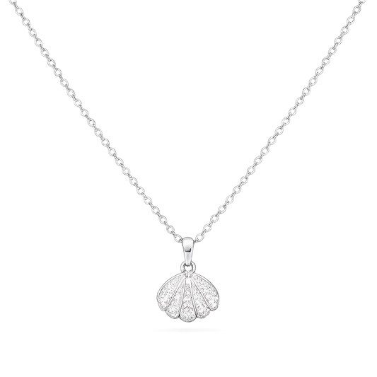 Pearl Shell Necklace – Silver