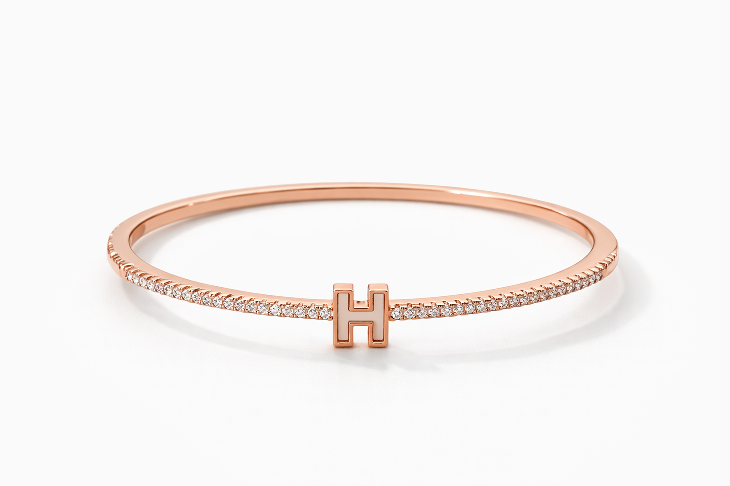 Rose Gold Clic H Bracelet