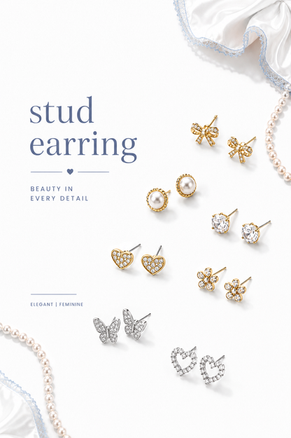 Lucky Scoop For Stud Earring