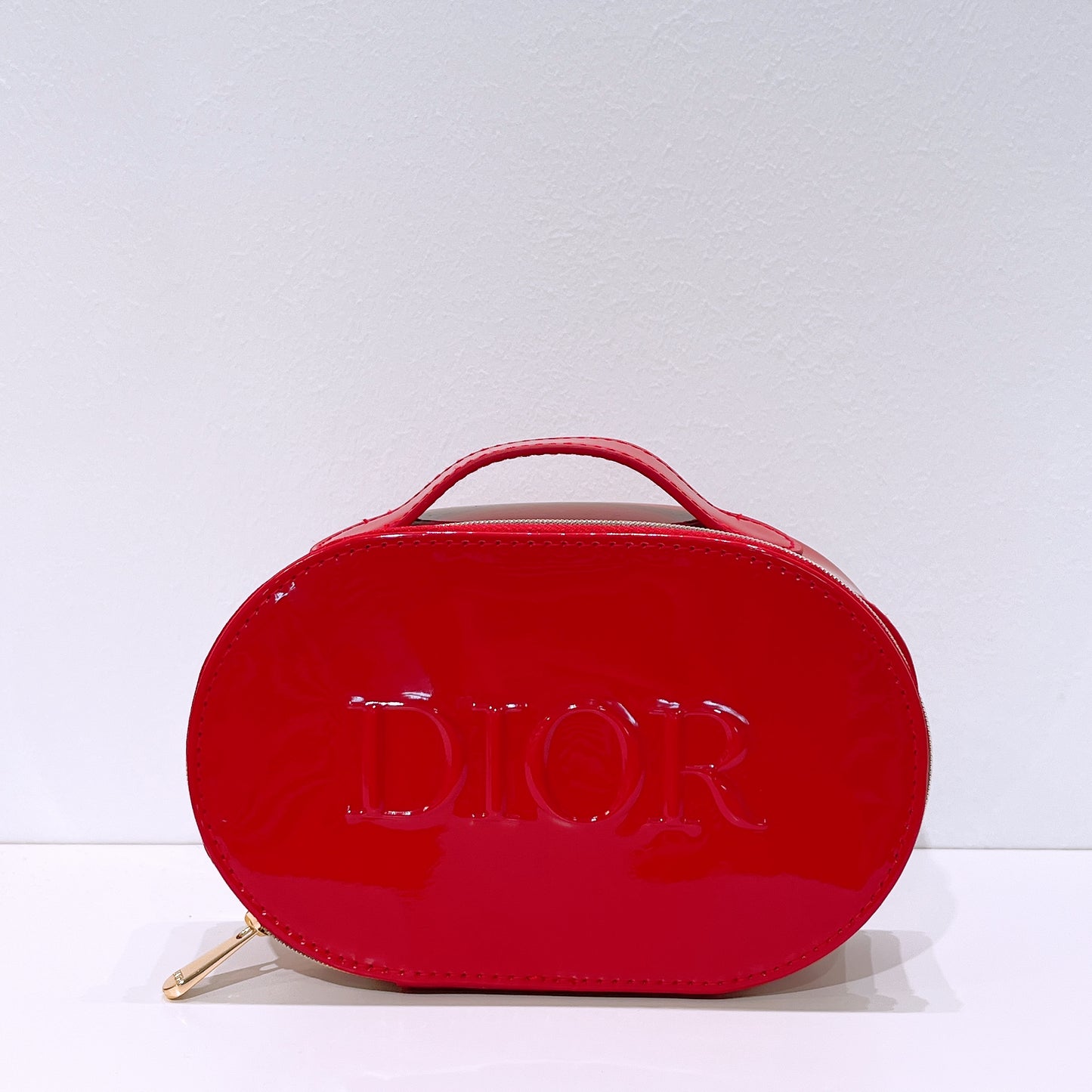 Dior Limited Edition Patent Leather Red Vanity Case