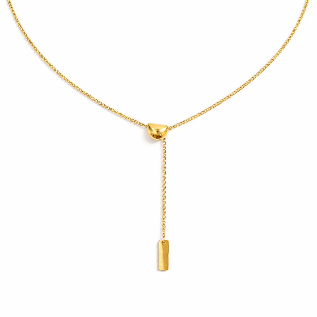 Y-shaped necklace