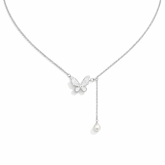 Butterfly Cubic Zirconia Necklace