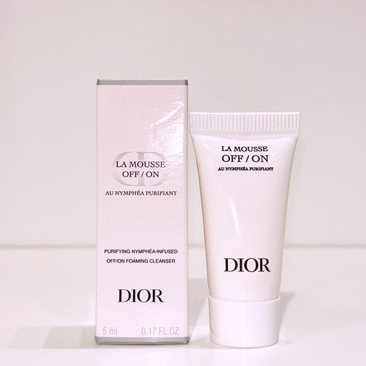 Dior La Mousse Off On Purifying Foaming Face Skin Cleanser 5ml
