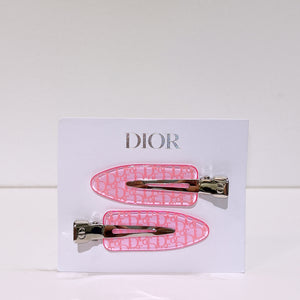 Dior Beauty Pink Hair Clips 2 piece set