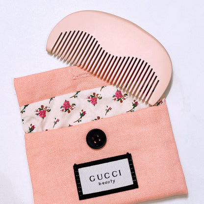 Gucci Beauty Pocket Woody Comb with Floral Pouch