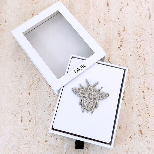 Dior Embroidery Bee Pin