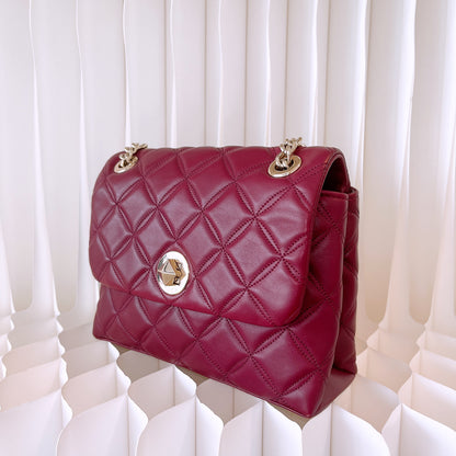 Kate Spade Natalis Medium Flap Shoulder Bag In Blackberry
