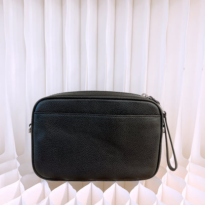 Michael Kors Jet Set Charm East West Leather Camera Crossbody in Black