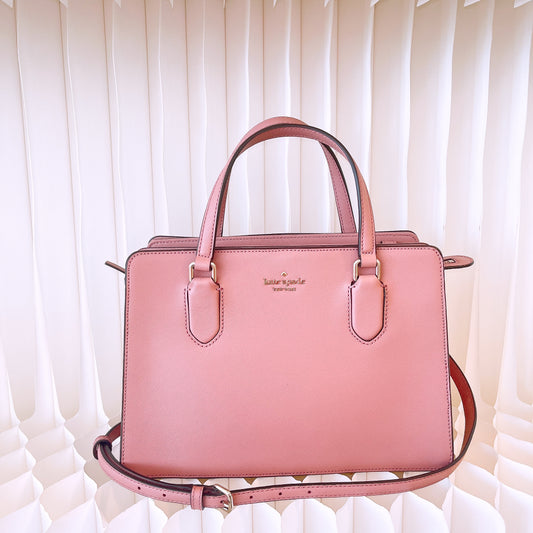 Kate Spade Laurel Way Reese Dusty peony Satchel
