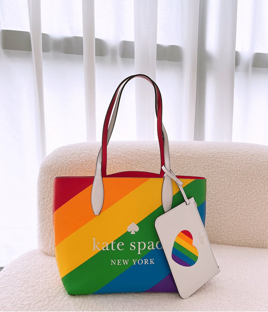 Kate Spade Rainbow Pride Reversible Tote