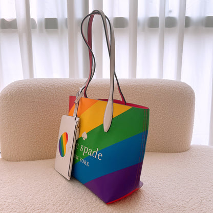 Kate Spade Rainbow Pride Reversible Tote