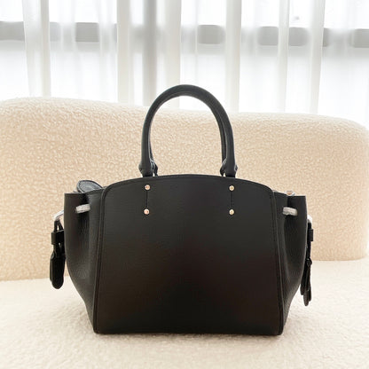 Kate Spade TEGAN Medium Satchel Black Pebbled Leather