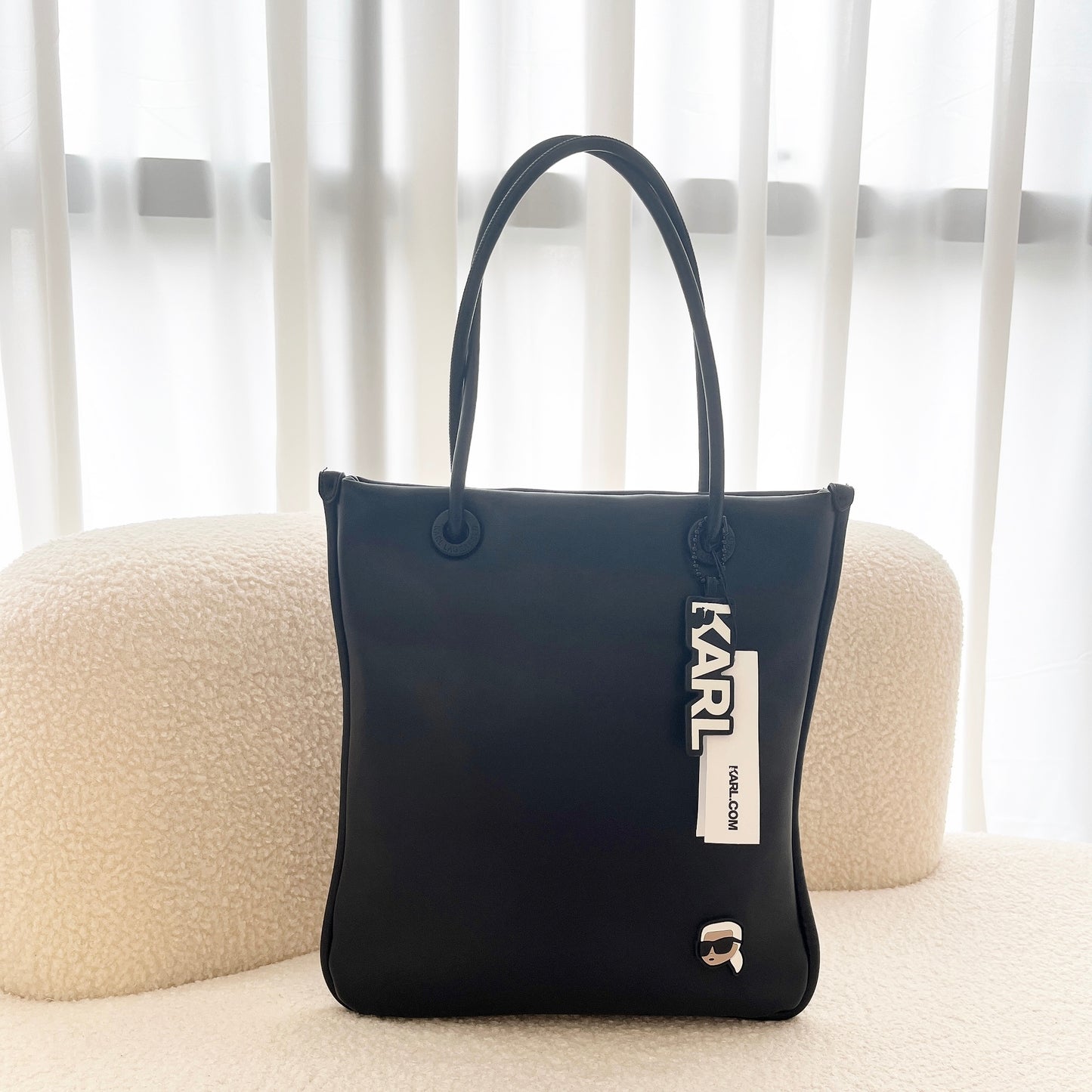 Karl Lagerfeld K/IKONIK 2.0 North-South Tote Bag