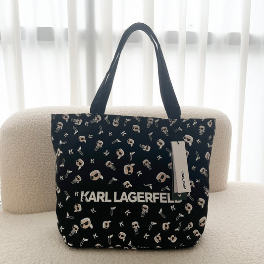 Karl lagerfeld K / Ikonik 2.0 Aop Canvas Shopper Black