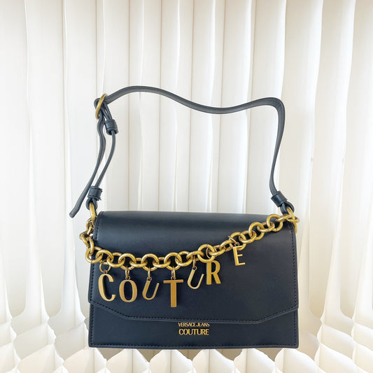 Versace Jeans Couture Black Large Charms Bag