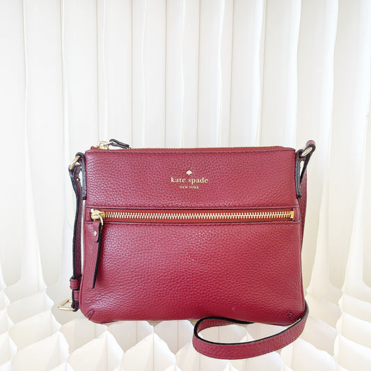 kate spade Jackson Street Mini Cayli Pebble Leather Crossbody