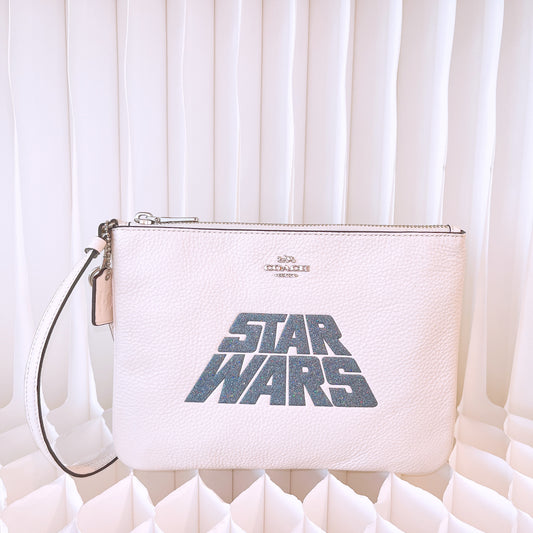 Star Wars X Coach Gallery Pouch With Glitter Motif