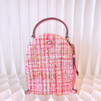 Kate Spade Briar Lane Quilted Tweed Mini Backpack