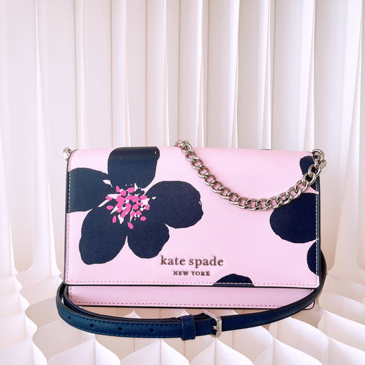 Kate Spade Pink Grand Flora Cameron Convertible Crossbody