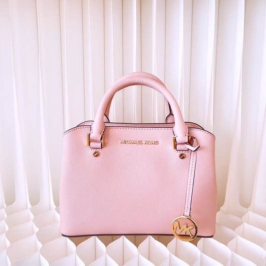 Michael Kors Savannah Small Satchel Pink