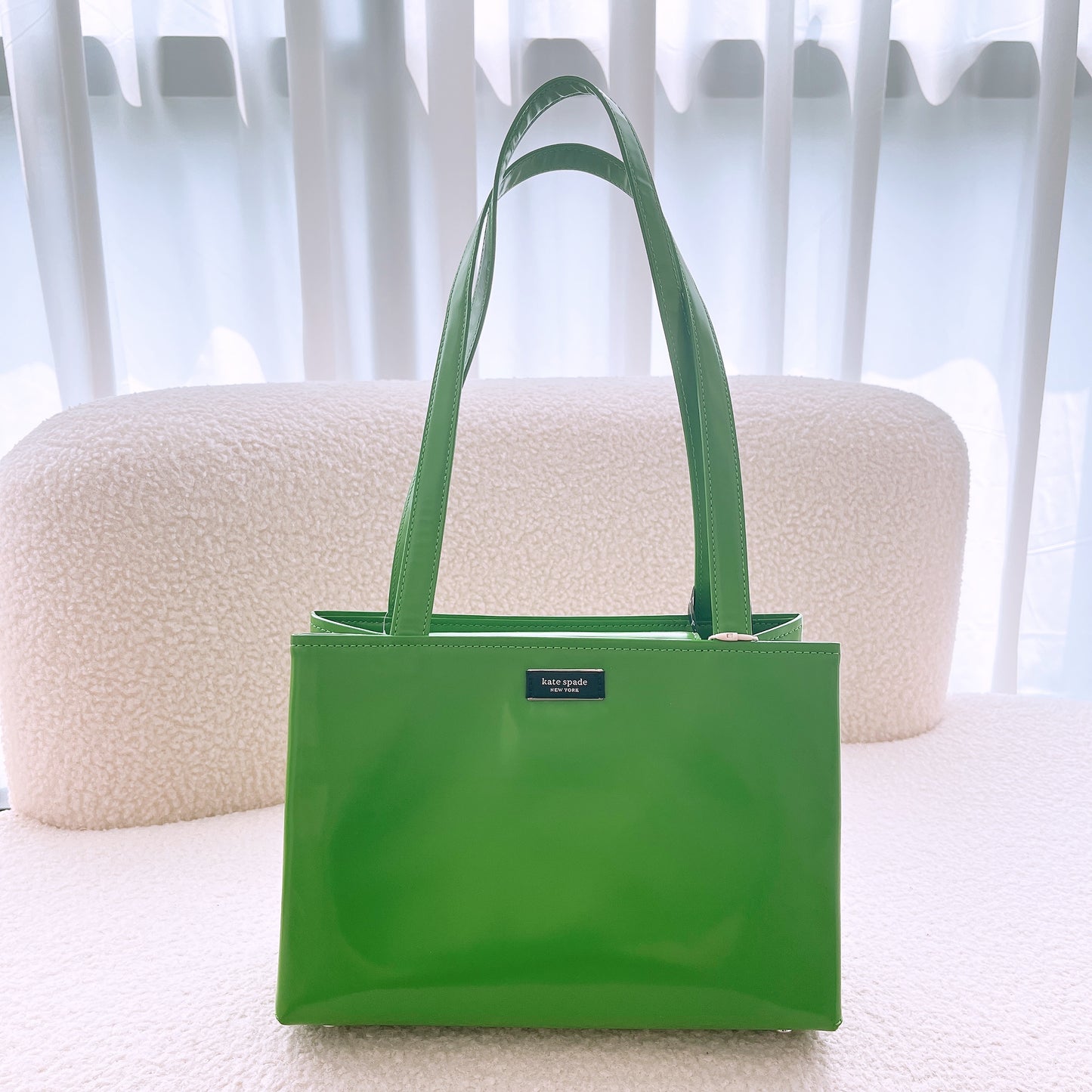 Kate Spade sam icon medium nylon & leather shoulder bag