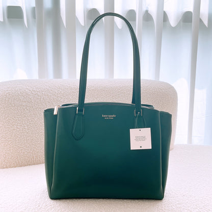 Kate Spade Monet Large Leather Triple Compartment Tote