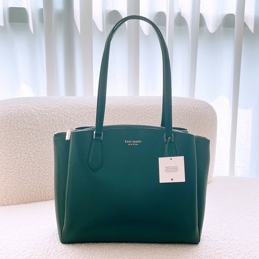 Kate Spade Monet Large Leather Triple Compartment Tote