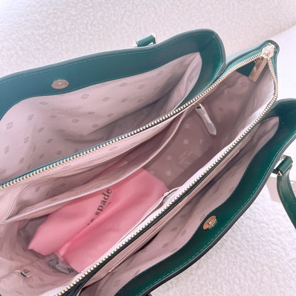 Kate Spade Monet Large Leather Triple Compartment Tote
