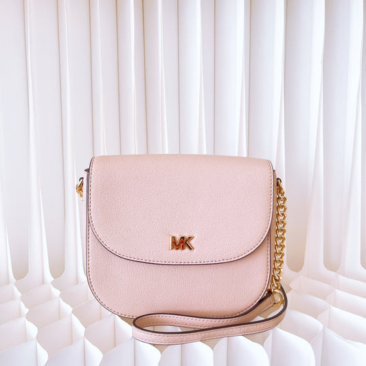 Michael Kors Half Dome Pebble Leather Crossbody Bag