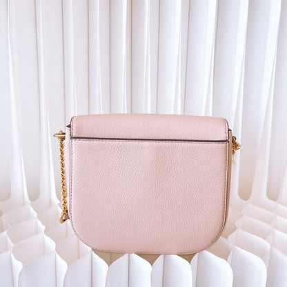 Michael Kors Half Dome Pebble Leather Crossbody Bag