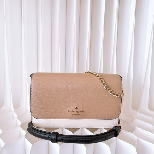Kate Spade Madison Medium Flap Crossbody Hazelnut