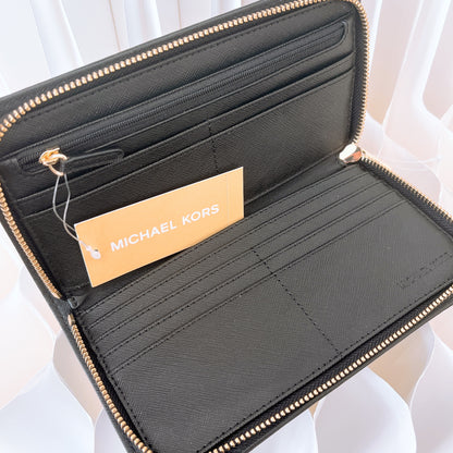 Michael Kors Hamilton Traveler Saffiano Leather Wallet