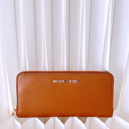 Michael Kors Jet Set Travel Large Zip Around Wallet Luggage