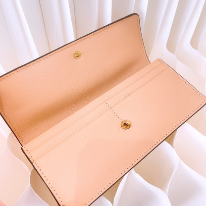 Michael Kors Slim Flat Jet Set Travel Leather Wallet