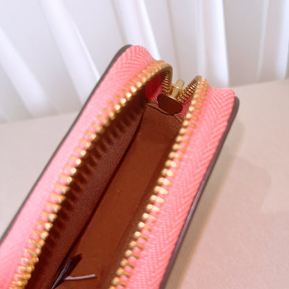 Coach Complimentary Small Chain Wristlet In Brass/bubblegum