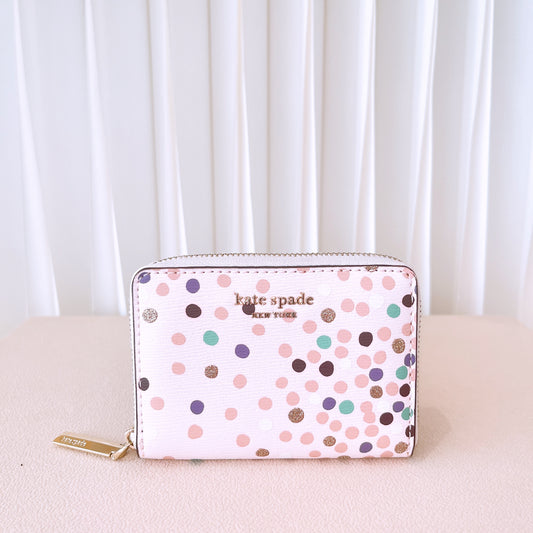 Kate spade Silvia disco polka dot Card Case