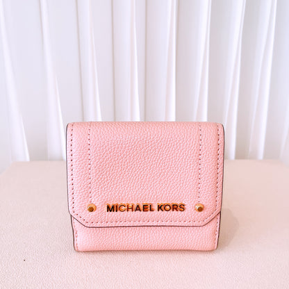 Michael Kors HAYES Leather Medium Trifold Wallet