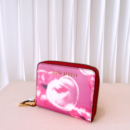 Marc Jacobs Dark Lipstick Multi Kiss Card Case Wallet