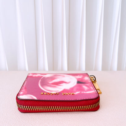 Marc Jacobs Dark Lipstick Multi Kiss Card Case Wallet