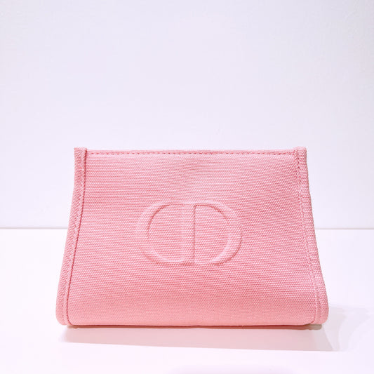 Dior Beauty CD Logo Light Pink Makeup Bag