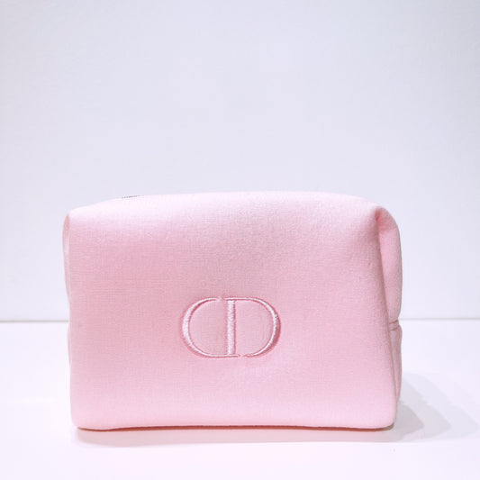 Dior CD Beauty Makeup Pouch Bag Pink