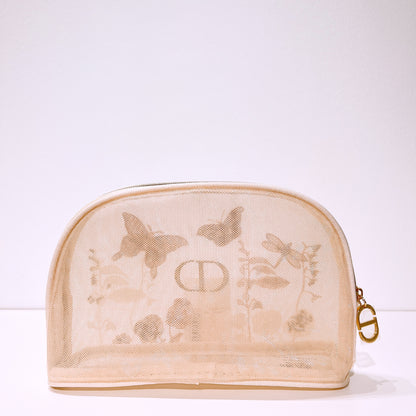 Dior Embroidered Makeup Bag Pouch