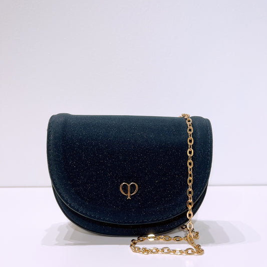 Cle de Peau Beaute Sling Bag/ Clutch In Navy