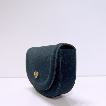 Cle de Peau Beaute Sling Bag/ Clutch In Navy