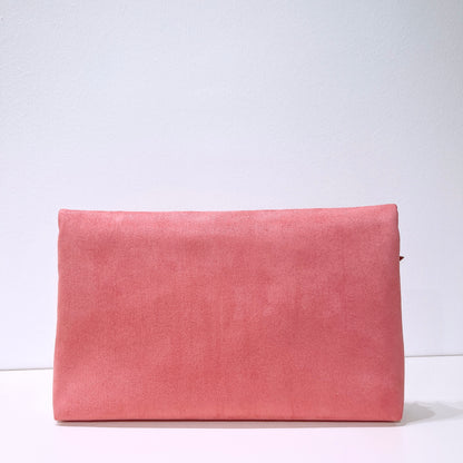 Dior Pink Suede Pouch